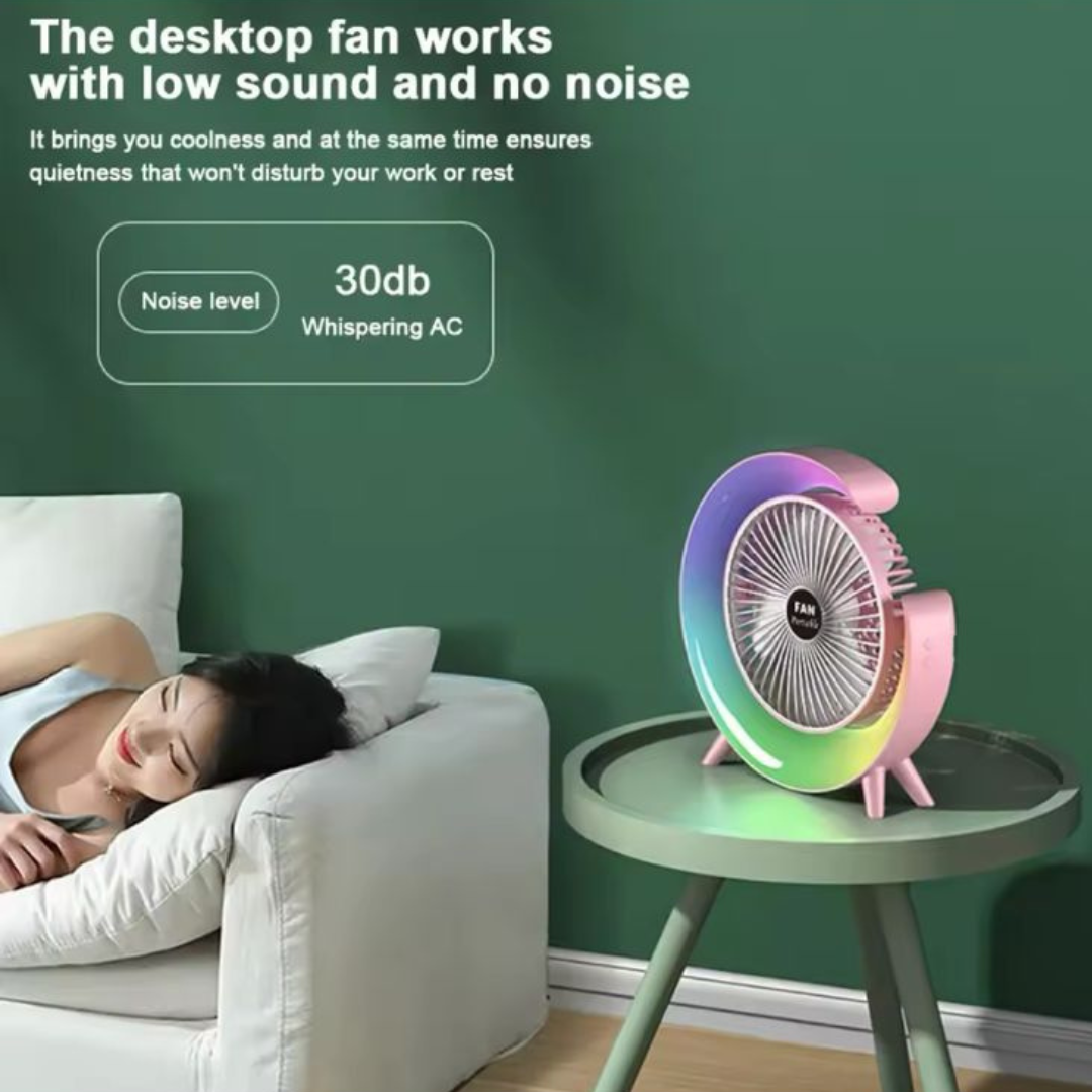 Ventilador Portátil De Escritorio USB